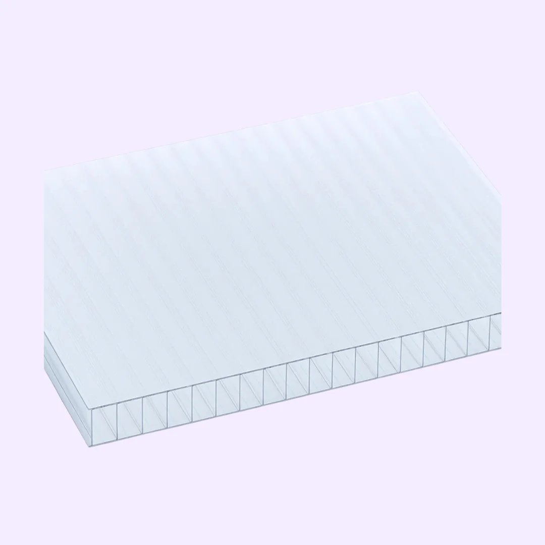 Plaque Polycarbonate Alvéolaire Transparent