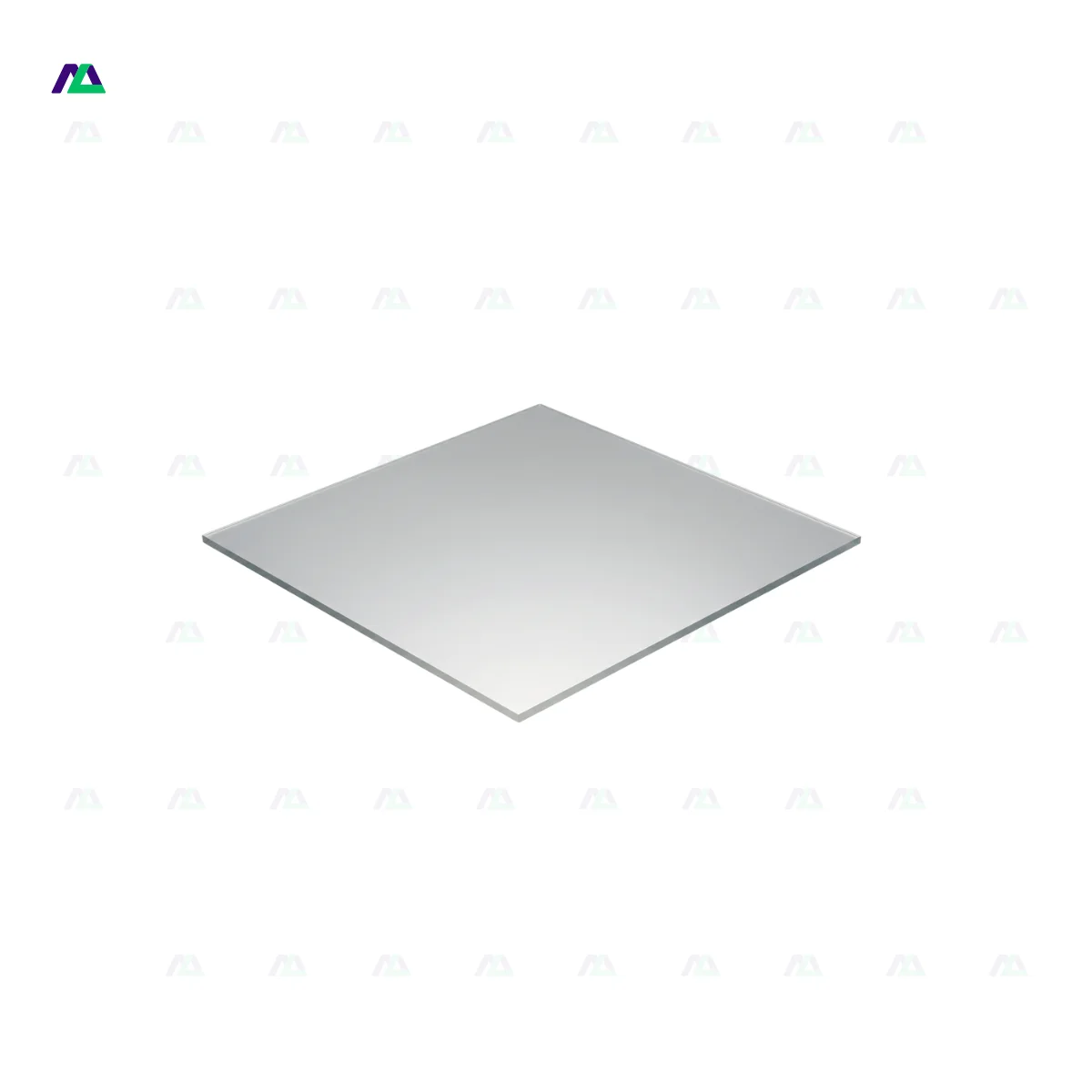 Plaque PMMA (plexiglas) Opal argenté