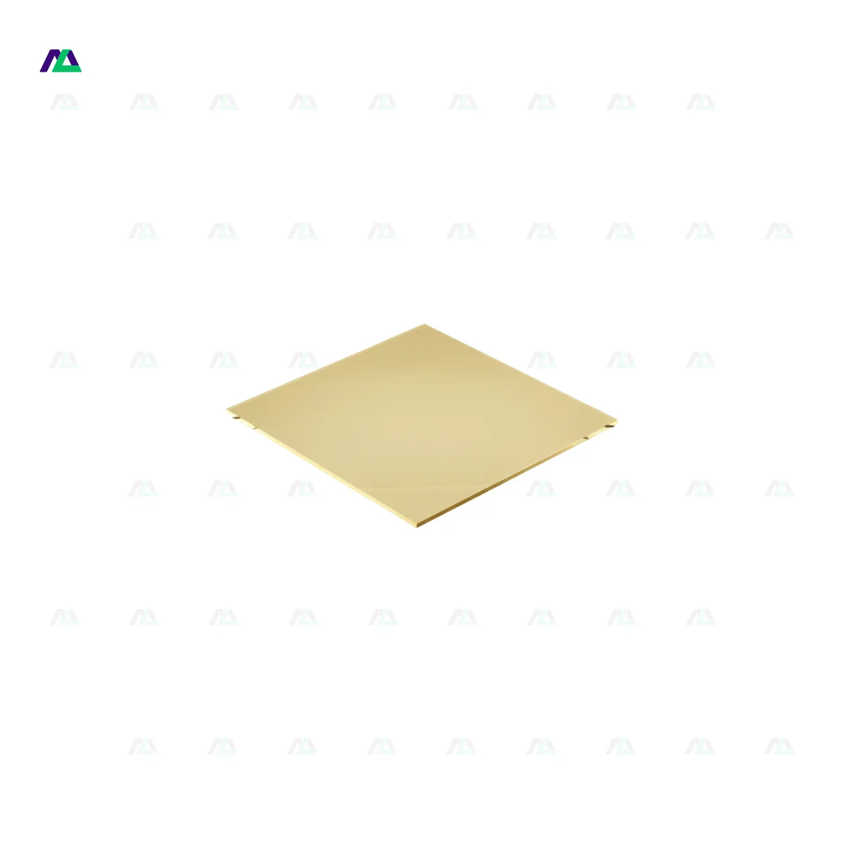 Plaque PMMA (plexiglas) opal doré