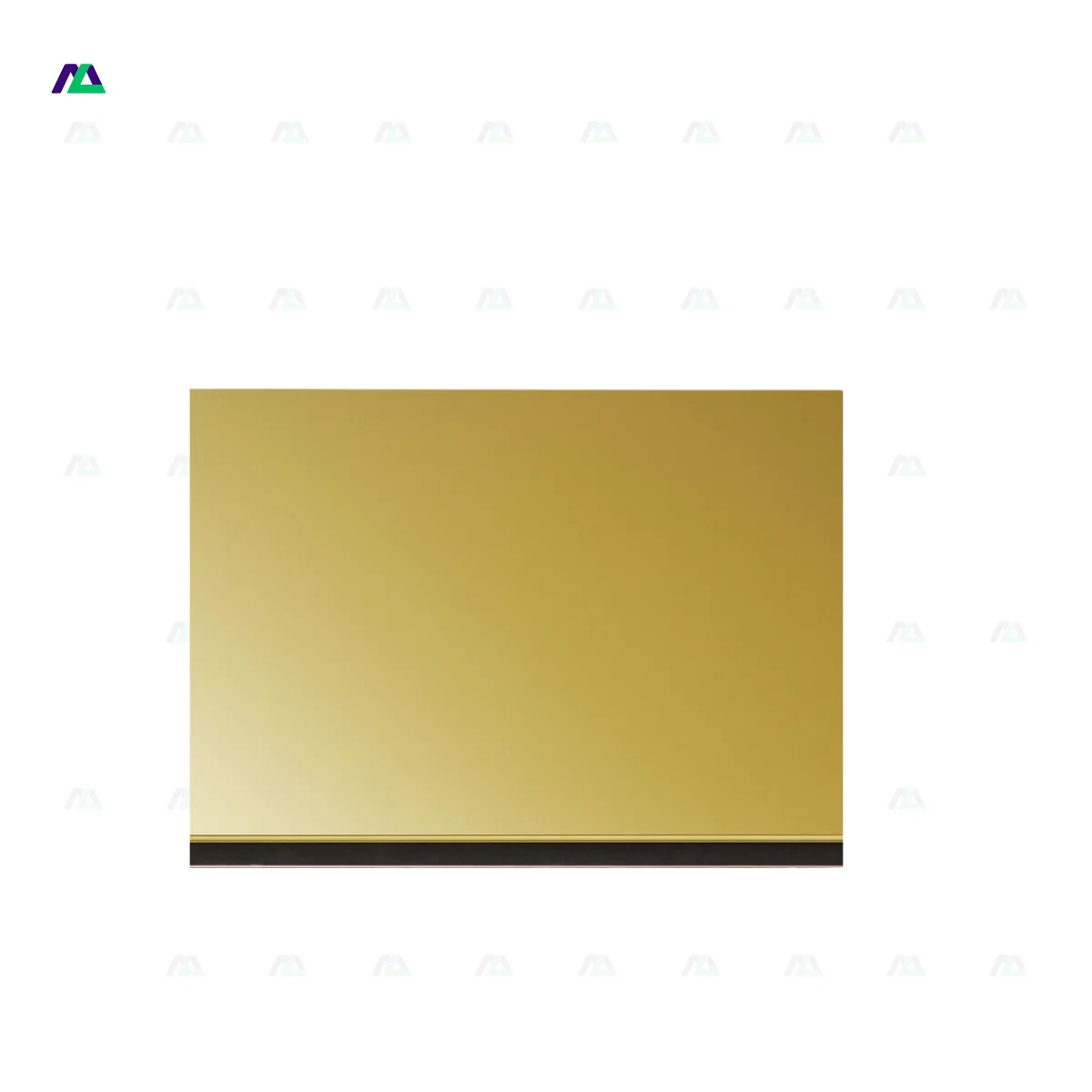 Panneau Composite Aluminium Alucobond Doré miroire