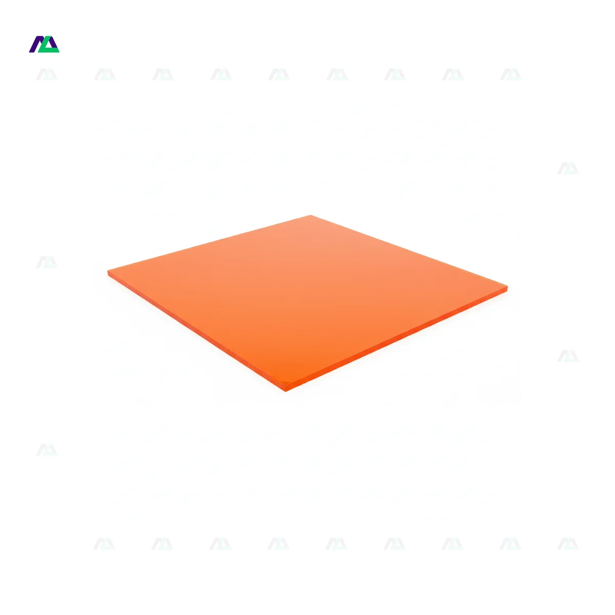 Plaque PMMA (plexiglas) opal orange